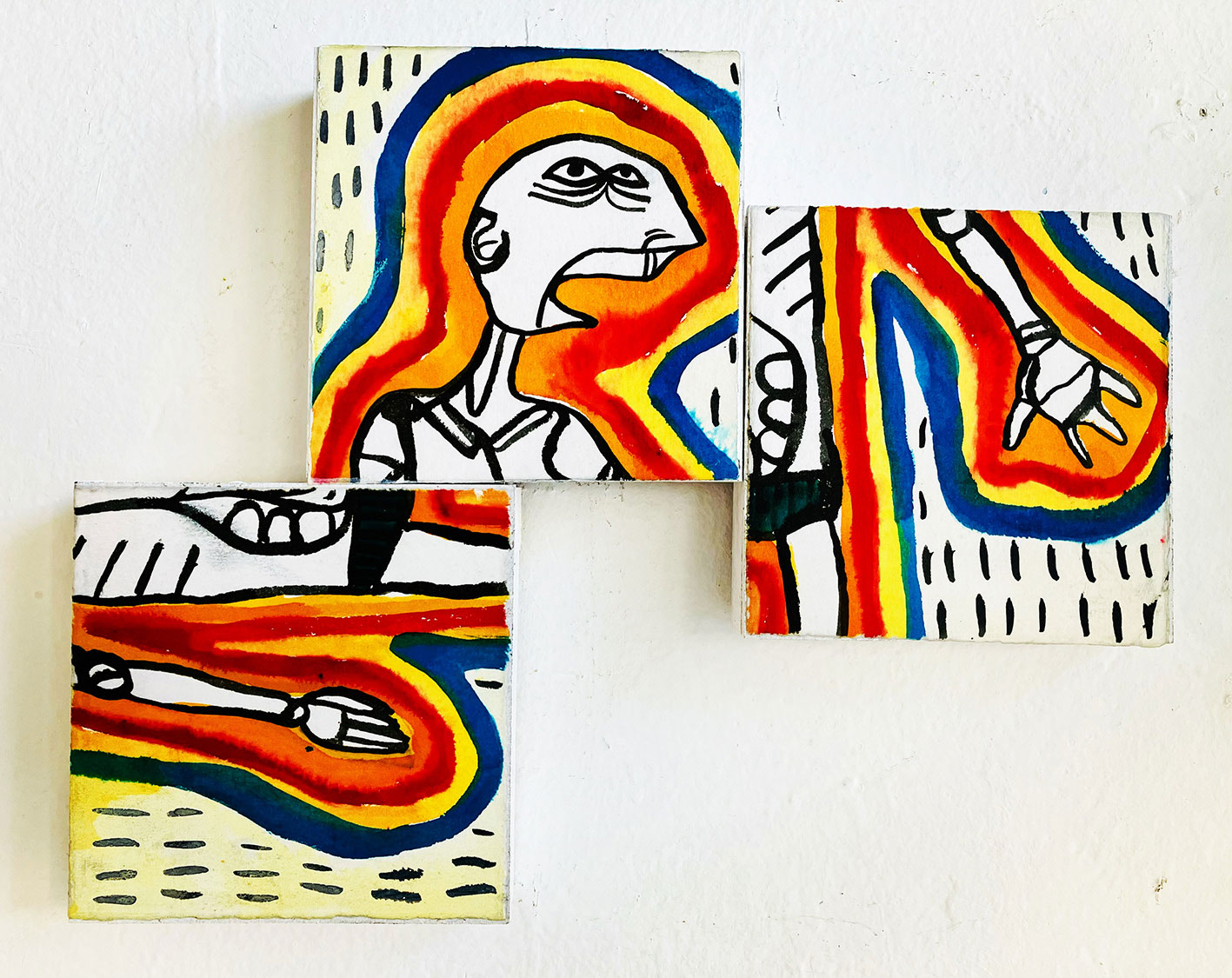 Colección: "Trípticos crípticos". Obra: "Martiri".